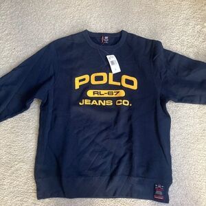Brand new Polo  jeans, company men’s sweatshirt